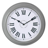 Habitat Stationary Wall Clock Grey 35cm, UK version