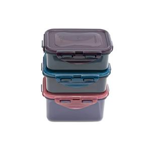 Lock & Lock rectangular storage container set 3pcs, imported from the UK