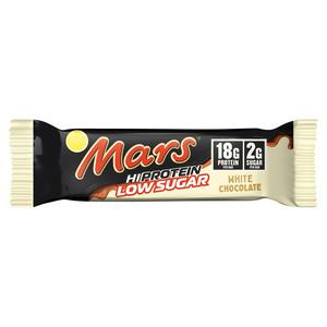 Mars HiProtein white chocolate bar 57g, imported from the UK