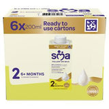 SMA follow on baby milk ready to feed 6 x 200ml (British brand)
