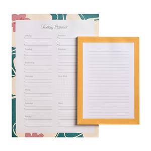 Habitat Country Floral Pack of Planners A4+A5, UK version