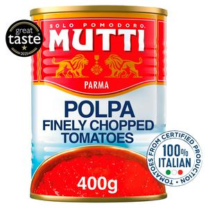 Mutti finely chopped tomatoes 400g, imported from the UK