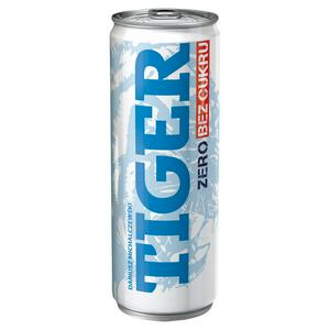 Tiger Zero energy drink no sugar 250ml can (British brand)
