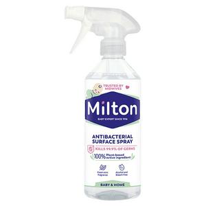 Milton Antibacterial Surface Spray Fresh Mint 500ml, imported from the UK