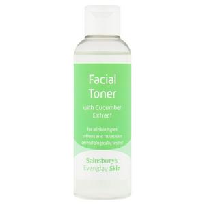 Sainsbury's facial toner with cucumber extract 150ml (British brand)