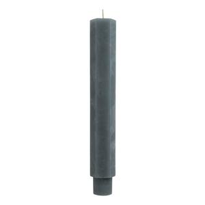 Habitat grey hexagon stubby dinner candle 20cm height, UK version
