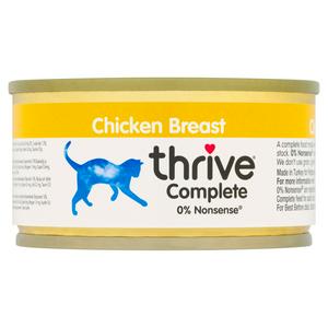 Thrive complete chicken breast wet cat food 75g (British brand)