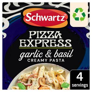Schwartz Pizza Express Garlic & Basil Creamy Pasta Mix 35g (British brand)