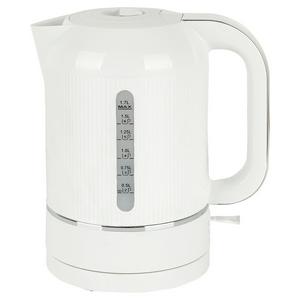 Cookworks white electric kettle 1.7L - British product