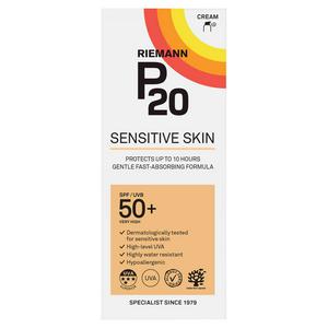 Riemann P20 Sun Cream SPF 50+ 200ml, imported from the UK