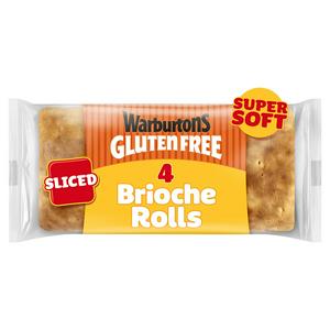 Warburtons Gluten Free Brioche Rolls 4 Pack (British brand)