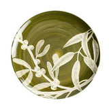 Habitat Floral Stoneware Dinner Plate Green, UK version