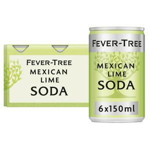 Fever-Tree Mexican Lime Soda Water 6x150ml