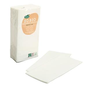 Sainsbury's White Linen Effect Paper Napkins 20 Pack (British brand)