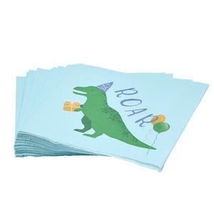 Sainsbury's Dinosaur Paper Napkins 20 Pack 33cm (British brand)
