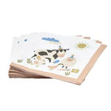 Sainsbury's Home Farmyard Animals Paper Napkins 33cm (British brand)