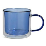 Habitat double walled mug blue 250ml, UK version