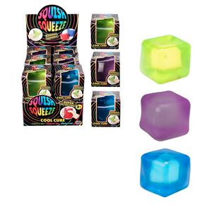 Squishmeez Cool Cube sensory fidget toy 18.5cm (British brand)