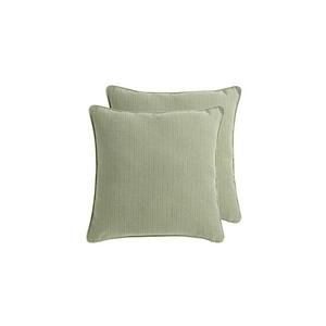 Habitat Herringbone Cushion Cover Moss Green 43x43cm