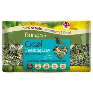 Burgess Excel hay with meadow flowers 500g - British product