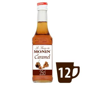 Monin Caramel Syrup 250ml, imported from the UK