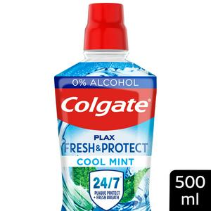 Colgate Plax Cool Mint Mouthwash 500ml - British product