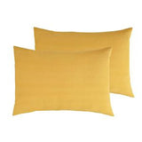 Habitat cotton rich pillowcase pair mustard L75 x W50cm, UK version