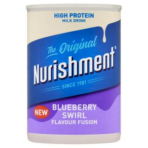 Nurishment Blueberry Swirl milk drink 400g, imported from the UK