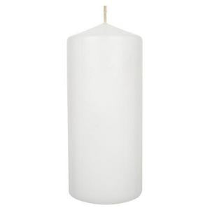 Habitat white pillar candle unscented extra large, UK version