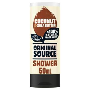Original Source Shower Gel Tropical Coconut & Shea Butter 50ml , imported from the UK