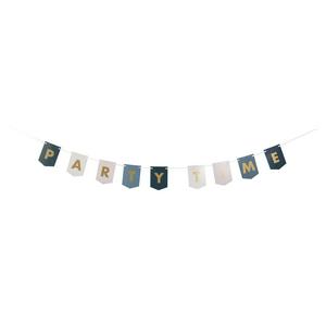 Habitat Palma Luxe Party Time Bunting Blue and White