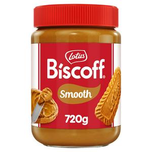 Lotus Biscoff Smooth Caramelised Biscuit Spread 720g