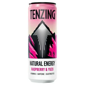 Tenzing Natural Energy Raspberry Yuzu 330ml (British brand)