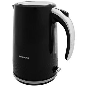 Cookworks Textures Selcey Electric Kettle Black 1.7L - British product