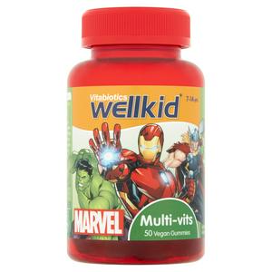 Vitabiotics WellKid vegan gummy vitamins 50 piece (British brand)