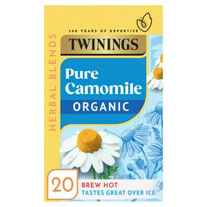 Twinings organic camomile tea bags 30g x 20 (British brand)