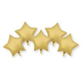 Sainsbury's Home gold star foil balloons pack of 5 (British brand)
