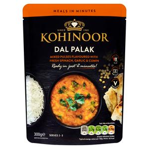 Kohinoor Dal Palak mixed pulse dish 300g, UK version