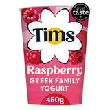 Tims Dairy Greek Style Raspberry Yogurt 450g (British brand)