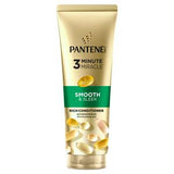 Pantene Smooth & Sleek 3 Minute Miracle Conditioner 220ml, imported from the UK
