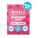 Wibble raspberry flavour jelly crystals 57g, imported from the UK
