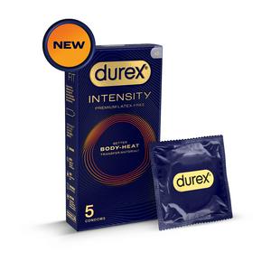 Durex Intensity Latex-Free Nitrile Condoms 5 unit pack - British product