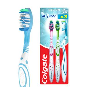Colgate Max White Medium Toothbrush x3 - British product