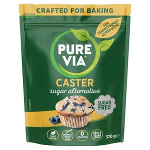 Pure Via Caster Sugar Alternative 370g, imported from the UK