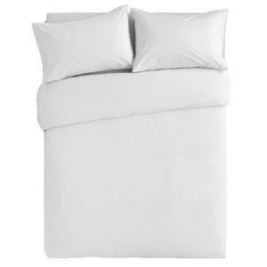 Habitat Cotton Rich 180TC Plain White Duvet Cover Set