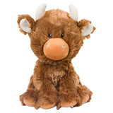 Petface Buddies Hetty Highland Cow Plush Dog Toy, imported from the UK