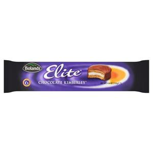 Bolands Elite Chocolate Kimberley Tea Cake Ginger Flavoured 132g