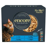 Encore Fish Selection Wet Cat Food 24 x 50g - British product