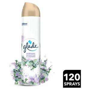 Glade Aerosol Air Freshener Eucalyptus & Lavender 300ml, UK version