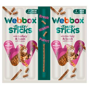 Webbox cat treats Turkey and Lamb 7x5g (British brand)